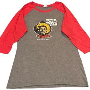 District Made State Fair of Texas Graphic Baseball Tee Dress Size M